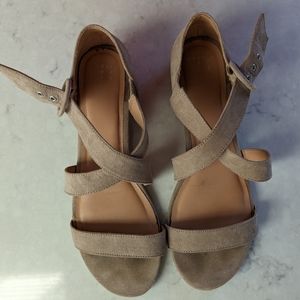 Nude strappy sandals